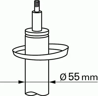 SACHS 312 615 On  Amortısor 5C0413031T