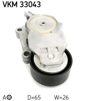 SKF VKM33043 V Kayıs Gergi (Alternator) Rulmanı P208 P206+ (T3e) C3 Iıı Ds3 P207 Dv4c P1007 C2 C3 C3 Plurıel C3 I 575186, 96400532, 1229540, 1355389, 1469717, 1690293, 4M5Q6A228BA, 4M5Q6A228BB, 30731765, 1613837980