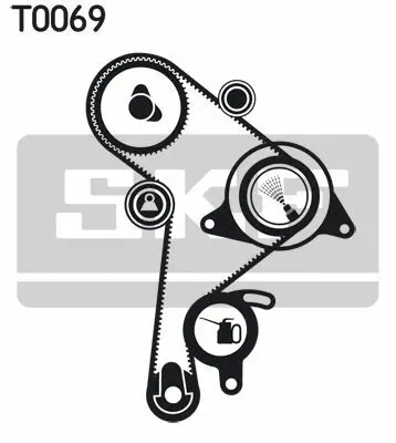 SKF VKMA 01016 Eksantrik Rulman Kiti (Triger Seti) Lupo Polo Arosa 1 7sdi - 1 9sdi 96 06 (Aku Ahg Agd Asx) - (Alt Rulmanli) 28198119F, 2819811F9, 28109119S, 28109243G, 28109244B, 1L01989002, 71851281, 71851282, 71851283, 71851284