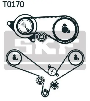 SKF VKMA 01152 Triger Seti Passat 98>05 Superb 01>08 A4 A6 2,5tdı Bdg Akn Bgh Bau Bcz Aym 98>08 N10218708