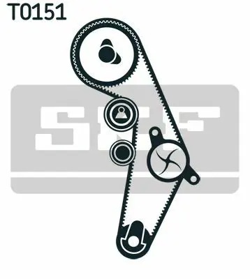 SKF VKMA 01918 Eksantrik Gergi Kiti (150x230) Passat (00 05) A4 (95 04) A6 (01 05) 1.8t 2.0 (Awm Awl Awt) 6B198119A