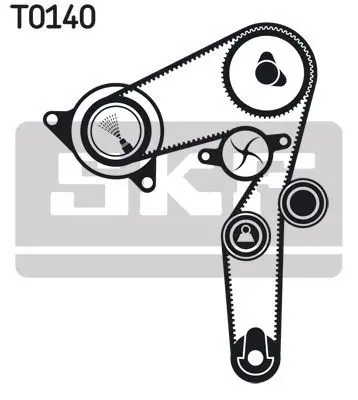 SKF VKMA02174 Eksantrik Rulman Kiti (Triger Seti) Doblo 1 9d 00> 71736714