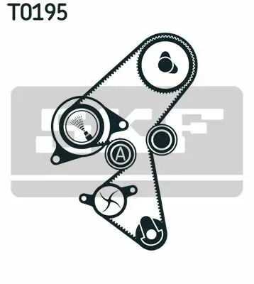 SKF VKMA03141 Eksantrik Rulman Kiti (Triger Seti) C3 Dv4ted4 (1,4hdı 16v) - (135 Dıs Kayıs) 816F7