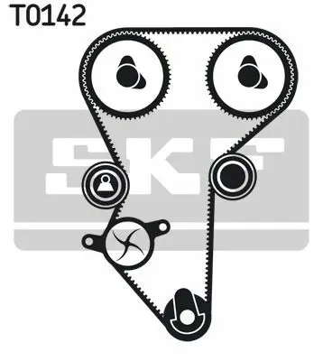 SKF VKMA 03213 Triger Eksantrik Gergi Seti 306 Gtı 406 806 - Xm Xsara Xantıa Evasıon Xu10jr4 136 Dış 83167