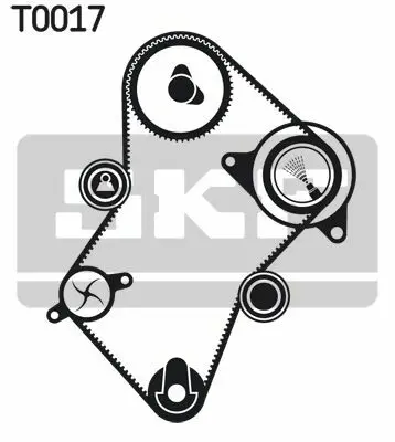 SKF VKMA03244 Eksantrik Rulman Kiti (Triger Seti) Partner Berlingo Jumpy Ii Xsara Ii P206 P306 Scudo Ii Expert Dw8 - Dw8b (140 Dis Kayis) 83106