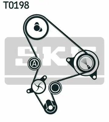 SKF VKMA 03266 Triger Seti Boxer Iı Jumper Iı Dw12uted 2,2hdı (143 Dıs Kayıs) 831T8