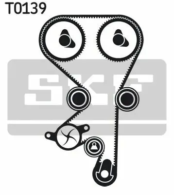 SKF VKMA 05224 Triger Seti Astra G - Zafıra A X20xev - X20xer 1606196