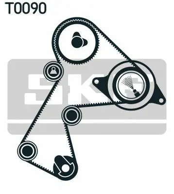 SKF VKMA 06126 Eksantrik Gergi Kiti (151x254) Clıo I Iı 1.9d (96 ) Kangoo 1.9d (97 ) Solenza 1.9d (03 ) - (F8q) M343741