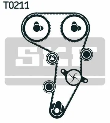 SKF VKMC 01259-1 Triger Kayısı Su Pompalı A3 03>12 Altea 04> Leon 05>12 Octavıa Iı 04>13 Golf V 03>08 K68000693AC, MN980447, WHT000918, YM218A663AA
