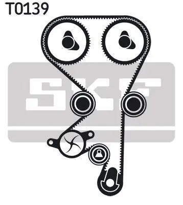 SKF VKMC 05150-1 Triger Seti + Devirdaim Astra F Astra G Vectra B X16xel Z16xe Z18xe 24426500
