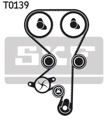 SKF VKMC05156-3 Triger Seti + Devirdaim Astra F Astra G Vectra B X16xel Z16xe Z18xe 24426500