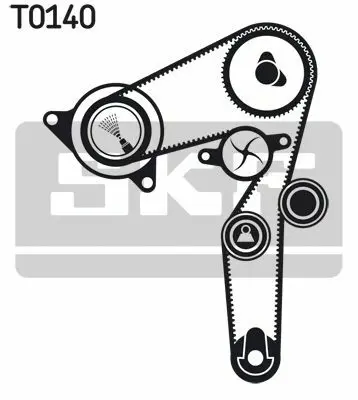 SKF VKMC 05193 Triger Seti+devirdaim 1606434, 95507810