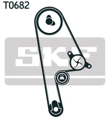 SKF VKMC 93005-2 Devirdaimli Eksantrik Gergi Kiti Honda Cıvıc 1.4-1.5 16v 92-01 Isuzu Rover 19200P2AA02, LHP100790