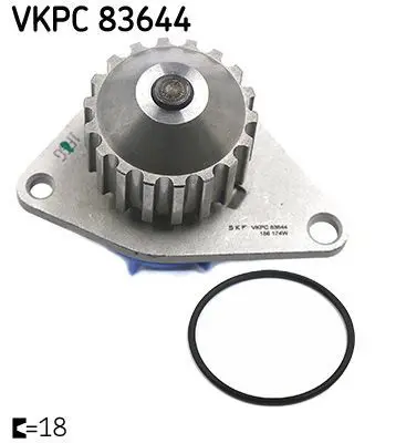 SKF VKPC 83644 Devirdaim 1201G0, 1609417080, 9631169188, 1609313880, 360601402