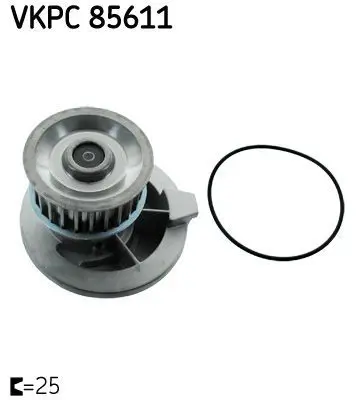 SKF VKPC 85611 Devirdaim Su Pompası X20xev Vectra A - B Astra F - G 9157004, 5636363, 5636425, 5636563, 5636738, 636415, 636573, 96353151, 1334041, 90444311