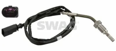 SWAG 30100800 Egzoz Sıcaklık Sensoru Egzoz Turbo Sarj Oncesı Sıyah Polo 10>14 Ibıza 09>15 Fabıa Roomster 11>15 3P906088A