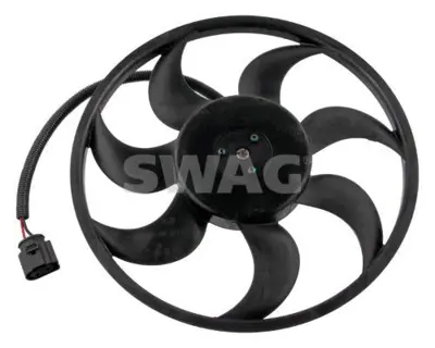 SWAG 30940636 Fan Motoru Transporter T5 1,9tdı 2,5tdı (Buyuk Olan 450w 420mm) Axb Axc Axd 03>10 7H0959455A