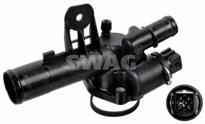 SWAG 60932445 Termostat 83 °c Renault Captur 13>clio Iii Iv Fluence 10>megane Ii Iii Dacia Duster 10>dokker 12>nissan Juke 10>qashqai 07>13 1.5dci K9k Contali 8200954328