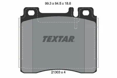TEXTAR 2130304 Fren Balata Seti  A0054200520
