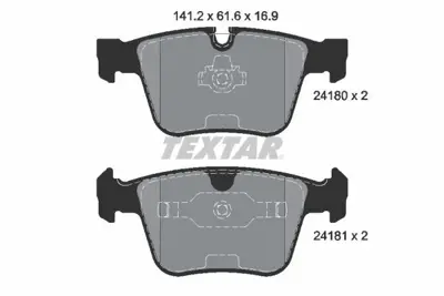 TEXTAR 2418001 Fren Balata Seti  A1644202420