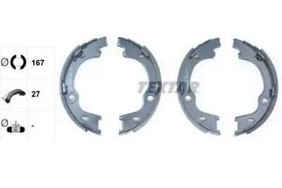 TEXTAR 91068100 Fren Pabuç Takımı  583501HA00