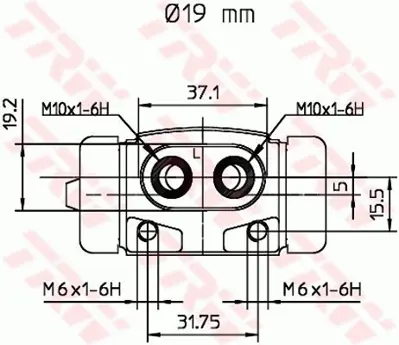TRW BWD188 Fren Silindirı Cıvıc Iv 1,5ı V Tec E 09 - 94 01 - 97 1,5ı 16v 10 - 91 11 - 95 Fastback 1,4ı 09 - 94  43301SK3E10, GWC901524