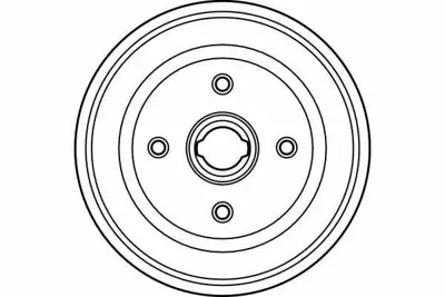 TRW DB4006 Arka Fren Kampanası Corsa A Corsa B (Abs Harıc) 418117, 90007526, 90135504, 932311267, 14497810, 230456, 402060M802, 402060M801, 90216709