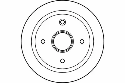 TRW DB4302 Arka Fren Kampanası Corsa C Tıgra B (Abs Lı) 418001