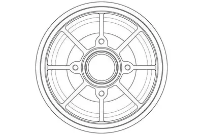 TRW DB4546MR Arka Fren Kampanası C3 Iıı Ds3 P207 1,4 - 1,4 16v - 1,4hdı - 1,6hdı 02 - 06> 424750, 424759