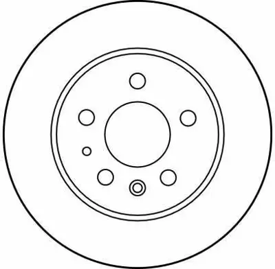 TRW DF1574 Fren Dıskı Arka W115 68>77 C123 77>85 S123 79>85 W116 72>80 W126 86>91 W123 79>85 A126423001205