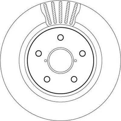 TRW DF2059BS Fren Dısk 424932, 424919, 1613500780, 424619, 373932, 424601, 421025, 1619237980, E169512, 3648487