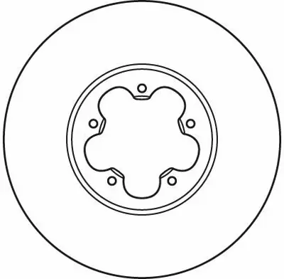 TRW DF2390S Fren Dıskı Ön 6C111125AB