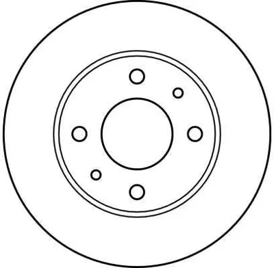 TRW DF2575 On Fren Disk Aynasi Havali 257mm Sonata 1 8 2 0 2 4 3 0 89 98 5171233010