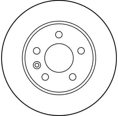 TRW DF2797 Fren Dıskı On V-Class 638-2 97>03 Vıto 638 97>03 6384210112, 638421011205, A6384210112, A638421011205, A638421011210, 2D0615301, 2D0407617A, 2D0407617, FCR228A, 902421091204