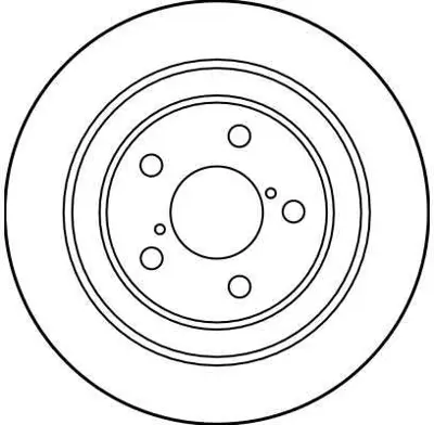 TRW DF3092 Fren Dıskı Arka 26310-AA051