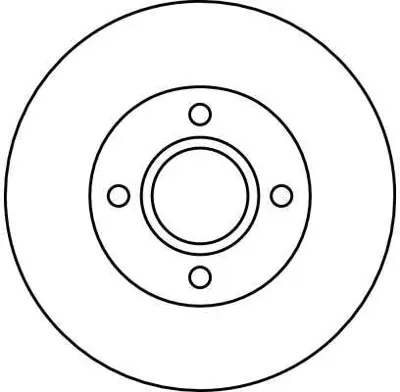 TRW DF4036 On Fren Disk Aynasi Focus I 98>04 Fiesta V 00>08 Fusion 02>12 Ford Ka 1 6 03>08 Mazda Ii 1 2 - 1 4 - 1 6 03> 98AX1125B1F