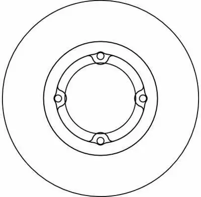 TRW DF4123 On Fren Dısk Aynası Havalı 236mm Matız 98> 96455424
