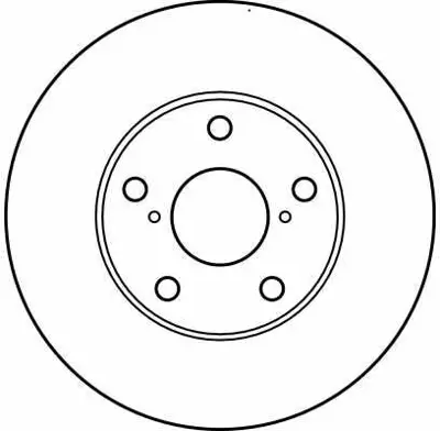 TRW DF4161 On Fren Disk (Aynasi) Havali Toyota Rav 4 00-05 (275×5) 4351242032