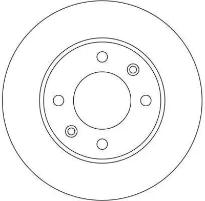 TRW DF4185 Arka Fren Disk Aynasi Partner Ii Berlingo Ii Tu5jp4 (1 6 16v) Dv6 (1 6hdi) P1007 P307 C2 C3 C4 Sara Picasso Dw10td 4246W9