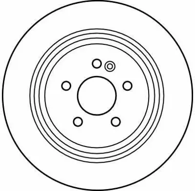 TRW DF4196 Fren Dıskı Arka Ml-Class W163 98>05 1634230012