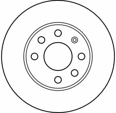 TRW DF4236 On Fren Diski Hava Sogutmali Corsa C 1 0 1 2 1 7 00> 569021, 9195985, 95526649