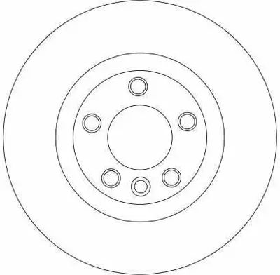 TRW DF4360 Fren Dıskı Arka Bmw E60  34216753215