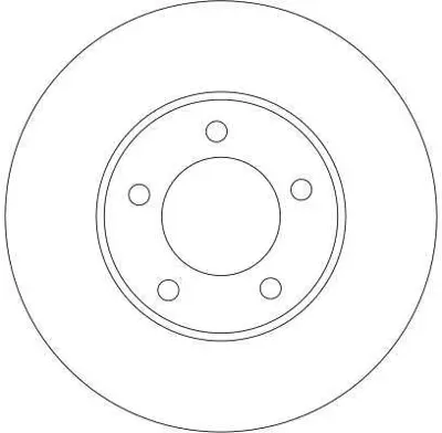 TRW DF4384 Fren Dıskı Ön C24Y3325XC