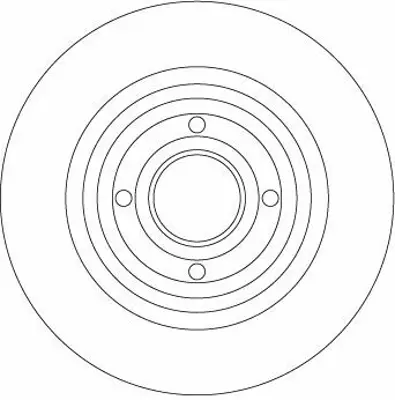TRW DF4414BS Arka Fren Aynası Mgn Iı Sw 1.4-1.5 Dcı-1.6-1.9 Dcı 09-03 Scenıc 06.03 270x10x4dl Poryalı 7701207898