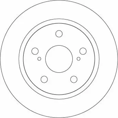 TRW DF4830 Fren Dıskı Arka 42431-12280