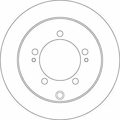 TRW DF4845 Arka Fren Aynası Duz Mıtsubıshı Eclıpse 94-99 Lancer 03-08 Outlander 01-06 Space Runner 99-03 (261x5 MB928716