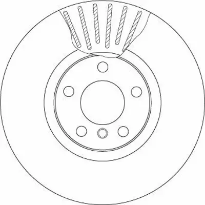 TRW DF4853S Fren Diski On (348mm) Bmw X5 E70 X6 E71 34116886477