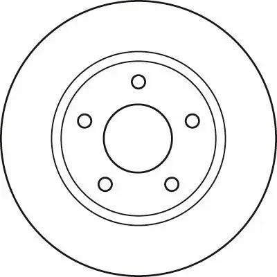 TRW DF4933 Fren Dıskı Ön MN116330