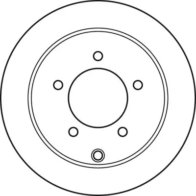 TRW DF4973 Fren Disk Mıtsubıshı Lancer Arka 2013 4615a119 MN116332