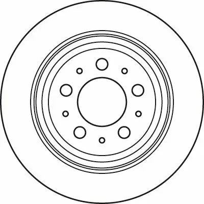TRW DF6048 Arka Fren (Aynası) Dıskı Volvo S70 2,4 - 2,4 T5 Awd - 2,5 Tdı Awd 96 00 S80 I (184) 99>09 272429